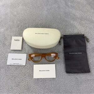 Balenciaga Paris Cat Eye Eyeglasses BAL 114 V9E Italy